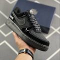 AF1 Black Venom Sneakers For Men. Shoes For Men. 