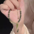 Fashion Handmade Bamboo Joint Tassel Beaded Bracelet Bamboo Leaf Bracelet Gifts JIJIN. 
