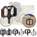1 Pair Classic Black Silver Bicycle Pedals 1/2 Axis 9/16 Axis Foot Plat Left&Right Anti-slip Cycling Accessories MTB Road Bike. 