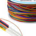 2X Tin Plated Copper Wire,8-Wire Colored Insulation Test Cable P B-30-1000 250M 30AWG Tinned Copper Solid Cable. 