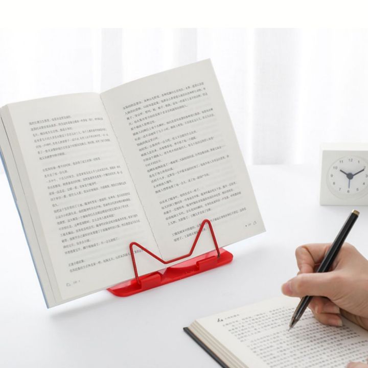 Book Support For File Rack Adjustable Bookshelf Book Rest Book Stand Bookend Document Holder ...