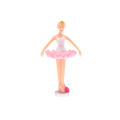 Mini Music Box Dolls Ballet Dancer Girls Figurines Fairy Princess Ornament Dancing Eight Tone Box Decor Music Box Accessories YUEYING. 