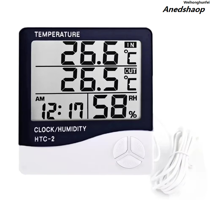 Weihonghunfei3%20in%201%20Temperature%20Sensor%20Thermometer%20At%20Home%20Hygrometer%20Clock%203.7%20Luxury%20Inch%20Digital%20Wire%20Indoor%20Moisture%20Meter%20Tools%20Wether%20Station%202025%20New%20-%20Image%203