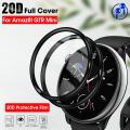 HD Transparent Huami Composite Film Watch Protect Accessories / Anti-Scratch Smartwatch Films Screen Protector for Amazfit GTR Mini. 