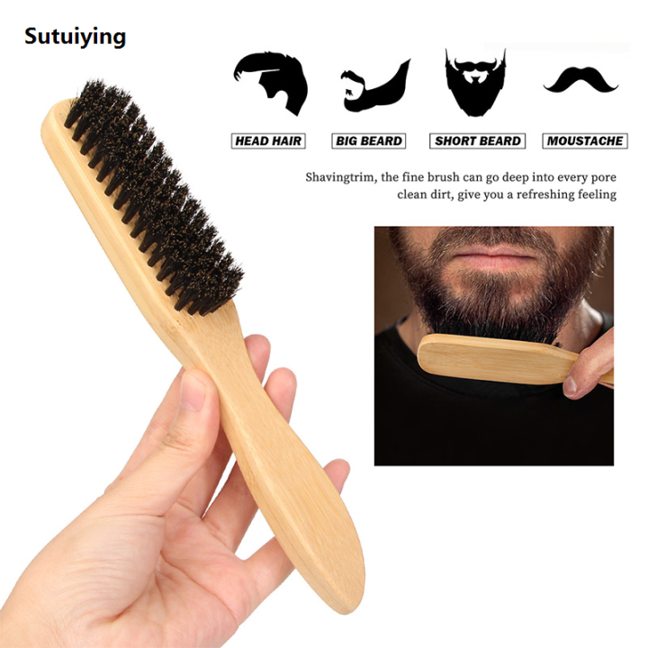 Sutuiying%20Professional%20Boar%20Bristle%20Bamboo%20Men's%20Beard%20Styling%20Brush%20Barber%20Original%20Comb%20Beard%20Brush%20Soft%20Hair%20Cleaning%20Brush%20Broken%20Hair%20Beard%20-%20Image%205