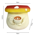 Cute Belly Mushroom Planter, Colorful Unique Succulent Pots with Drainage, Rainbow Small Body Flower Pots for Plants Easy Install. 