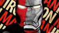 iron man Sticker For Laptop Screen Background. 