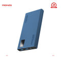 Promate Power Bank with 10000mAh Battery, 10W USB-C™ Input/Output Port, Dual USB Ports and LED, Bolt-10Pro. 