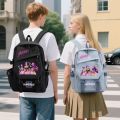 Cool Nylon KPop Demon Hunters Backpacks Large Capacity Hip Hop Saja Boys Backpacks Lightweight School Bag Girls Gift. 