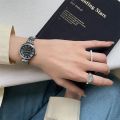 BEIRUTE Steel Band Women's Watch Cool Versatile Fashion Small Silver Watch. 
