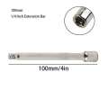 Sleeve Extender Bar Sier Sliding Small Square Rod Wrench 1/4 Inch 1Pc Chromed Steel Ratchet Socket. 