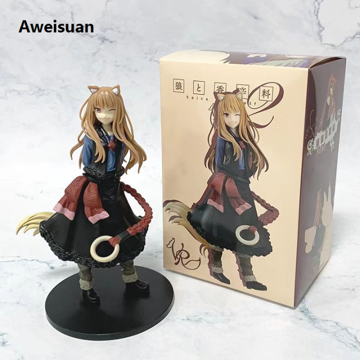 Aweisuan Spicy wolf Spice Holo Girls Profesional Action figure Toys 17cm