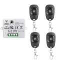 New style RF433 Remote Control Smart Wireless Lighting Switch 110V 220V Mini Module ON/OFF Transmitter For Led Light Bulb DIY Garage Doors. 