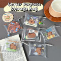 Cute Capybara Coin Storage Bag Transparent Coin Purses Cartoon Lovely PVC Wallet Watty Store. 