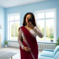 Pure Soft Chiffon Saree with Antique Real Zari Work – Elegant Party Wear. 