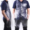 DISICHEN Fashion Apron 50/100Pcs Kids Adults Plastic Disposable Anti Oil Stain Cooking Painting Apron. 