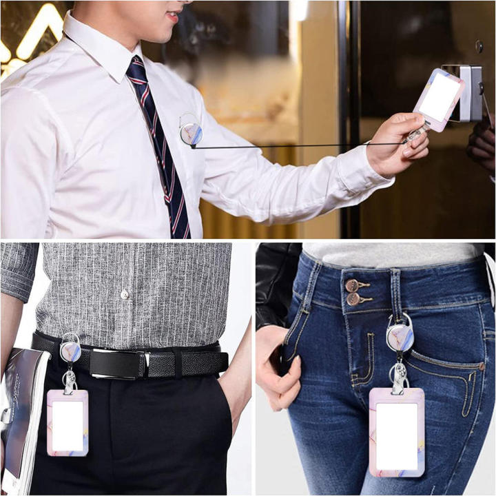 Sturdy%20Badge%20Holder%20Heavy%20Duty%20Lightweight%20Reliable%20Keychain%20Compact%20Portable%20Id%20Card%20Holder%20for%20Key%20Office%20Doctor%20Nurse%20-%20Image%206