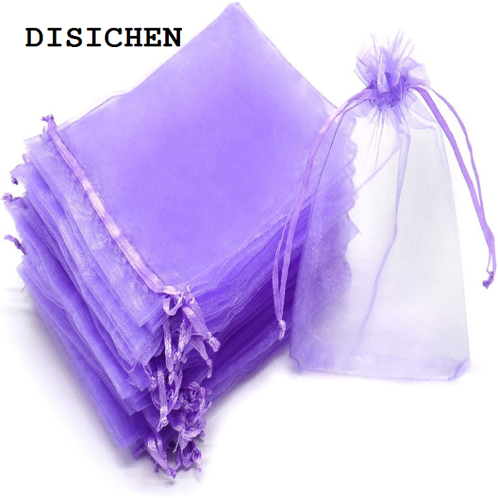DISICHEN%20Profesional%2050pcs%20Sheer%20Transparent%20Chiffon%20Organza%20Bags%20Christmas%20Halloween%20Wedding%20Birthday%20Party%20Candy%20Gift%20Boxes%20Jewelry%20Packaging%20Bags%20-%20Image%207