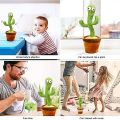 Dancing Cactus Rechargable Toy with Charging Cable Included. 