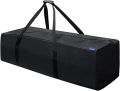40 Inch Zipper Duffel BagTravel Sports Equipment Bag Water Resistant Oversize Inchi Bag Black. 