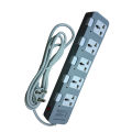 Urja (985-2M) 5-Port 4000W Electrical Surge Protector with Individual Switches, Universal Extension Multiplug, Safety Shutters, LED Indicator, 1.5m Cable for Home & Office Use. 
