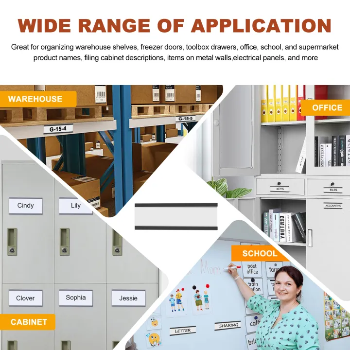 100%20Pack%20C%20Channel%20Magnetic%20Labels%20Magnetic%20Data%20Card%20Holder%20With%20Clear%20Plastic%20Protector%20-%20Image%204