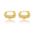 Stylish Gold Plated Traditional Nepali Jewellery Marwari With Studded White Stones For Women (1 pair). 