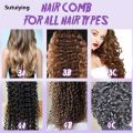 Sutuiying Detangling Hairbrush Easy Removes Long and Short Hair Knots Anti-static Sales promotion Scalp Massage Comb Relaxes Scalp Reduces Hair Breakage. 