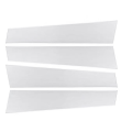 4Pcs Car Window B Pillar Strip Stickers for GLS Class 2016-2023 Accessories Center Post Chrome Aluminum Trim Panel. 