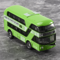 OUMERY Double- Bus London Bus Design Car Toys Sightseeing Bus Vehicles Urban Transport Vehicles Commuter Vehicles,Green. 