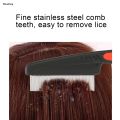Wenefang Head Lice Comb Stainless Steel Fine Tooth Comb Lice Comb Professional Portable Head Lice Nit Removal Hair Comb Lice Nit Removal Hair Comb. 