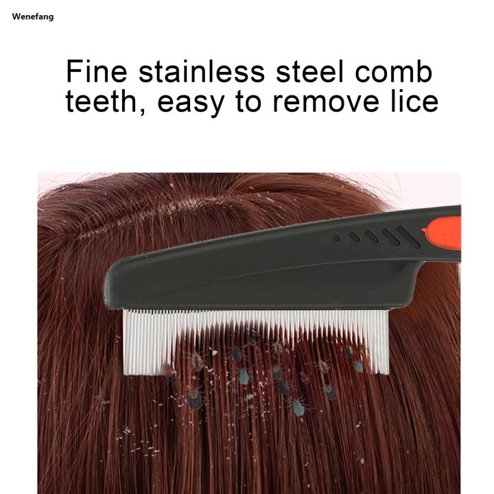 Wenefang%20Head%20Lice%20Comb%20Stainless%20Steel%20Fine%20Tooth%20Comb%20Lice%20Comb%20Professional%20Portable%20Head%20Lice%20Nit%20Removal%20Hair%20Comb%20Lice%20Nit%20Removal%20Hair%20Comb%20-%20Image%204