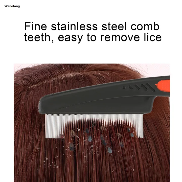 Wenefang%20Head%20Lice%20Comb%20Stainless%20Steel%20Fine%20Tooth%20Comb%20Lice%20Comb%20Professional%20Portable%20Head%20Lice%20Nit%20Removal%20Hair%20Comb%20Lice%20Nit%20Removal%20Hair%20Comb%20-%20Image%204
