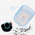 Data Cable Storage Bag Mobile Phone Charger Earphone USB Drive Camera Zipper Bag Yao Store. 
