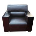 Sunrise Furniture 5-Seater Wooden Office Sofa Set - Coffee. 