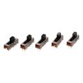 5pcs Mini SS-24E01 Micro Slide Switch 10P 2P4T 4 Position Toggle Switch Vertical 5mm Toggle Micro Switch. 
