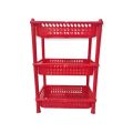 Multipurpose Large 3-Tier Kitchen Storage Rack With Durable Design And Ample Space. 