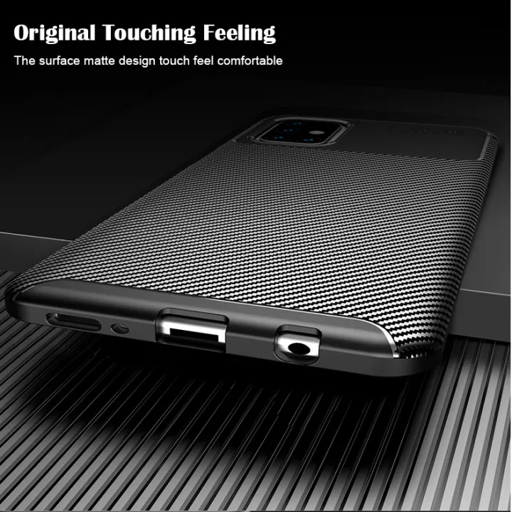Lenuo%20for%20Samsung%20Galaxy%20M31s%20Case%20Silicone%20Matte%20Carbon%20Fiber%20Back%20Cover%20-%20Image%209
