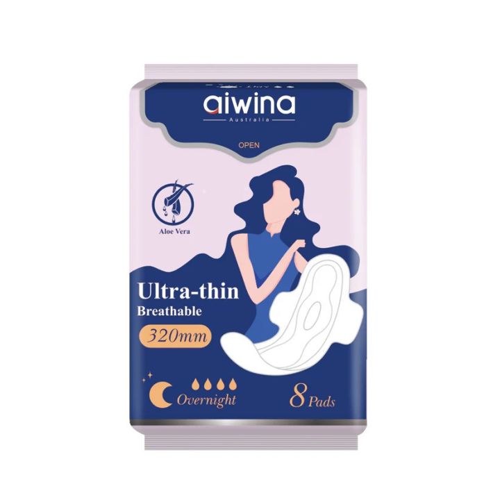 Aiwina%20Ultra-thin%20Sanitary%20Pad%20Napkins%20320mm%20(Pack%20Of-12)%20-%20Image%202