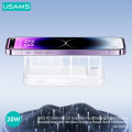 USAMS Magnetic Wireless  PowerBank 10000 mAh 15W Magsafe Battery Pack. 