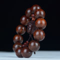 Zambia small leaf red sandalwood bracelet Venus old material play sandalwood Buddha beads Pixiu bracelet wooden play men and women. 