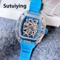 Sutuiying Original Special Offer UTHAI Watch For Men Trendy Sports Fully Automatic Quartz Wristwatch Original Hollow Waterproof For Male Fashion Clock Watches. 