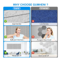 12 Pack Sound Proof Foam Panels 12x12x0.4 Inch, Self Adhesive Acoustic Wall Panels,for Acoustic Treatment Silver Gray. 
