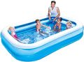 100% Orginal Intex Rectangular Pool Toddler Kids 1.66m x 1.00m x 28cm. 