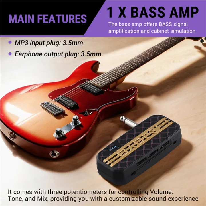 JAERBEE%20Mini%20Amp%20Electric%20Bass%20Headphone%20Amplifier%203.5mm%20Plug%20Play%20Auxiliary%20Audio%20Input%20Bass%20Connect%20CD%20MP3%20Player%20-%20Image%205