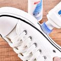 White Shoes Cleaner With Brush Head For Dirty Shoe Polish Natural Waxes (75 Ml). 