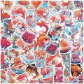 Mini Born 10/30/50pcs Good Luck Koi Carp Stickers Kawaii Fish Cartoon SticProfesional ker Decals for Laptop Phone Notebook Car Waterproof Kid Toy Gift. 