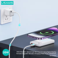 USAMS Magnetic Wireless  PowerBank 10000 mAh 15W Magsafe Battery Pack. 