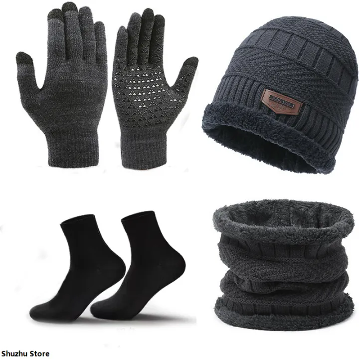 Shuzhu%20StoreNew%20Knitted%20sky%20warm,%20scarf%20neck,%20scarf%20style,%20scarf%20men's%20suit%20luxury%20hat%20winter%20gloves,%20socks,%20four%20winter%20hats%20-%20Image%204