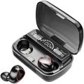 TWS M10 Wireless Earbuds | Play time 3-5 hours | Charging time 2 hours | 5-6 Time Charge With Earbuds Case. 